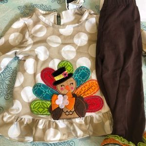 Toddler girl Boutique Thanksgiving outfit